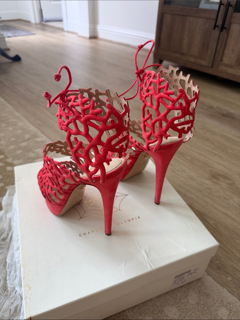 Charlotte Olympia Goodness Gracious Reef Heels sz 40 - Picture 4 of 12